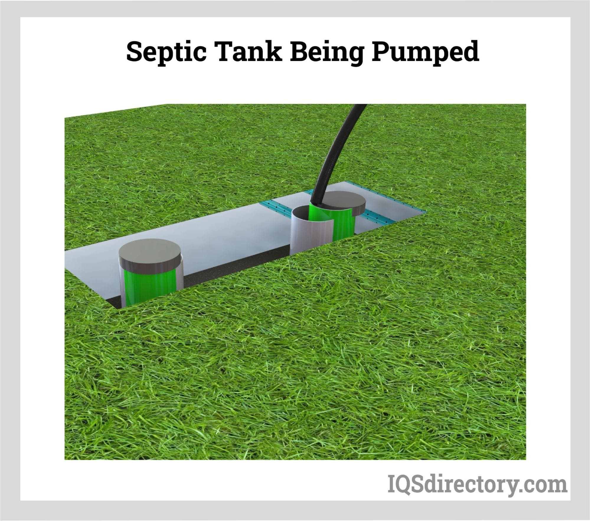 Septic Tank Being Pumped Septic Tank Being Pumped